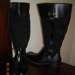 Karen Scott Deliee Black Riding Boot